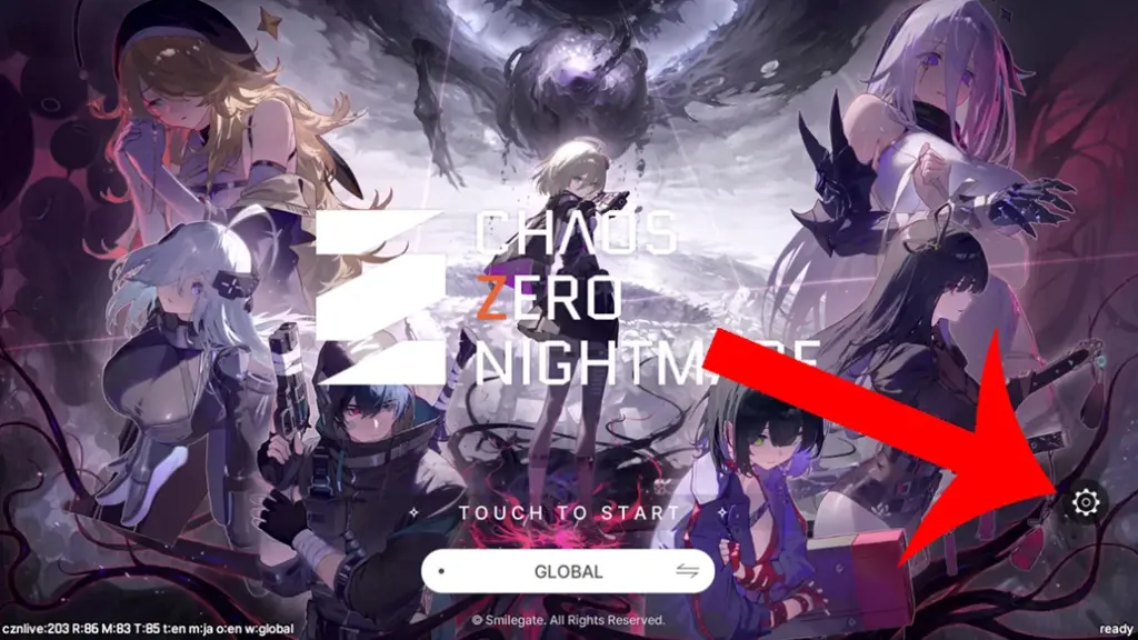 gamen.pro thumb chaos zero nightmare settings button