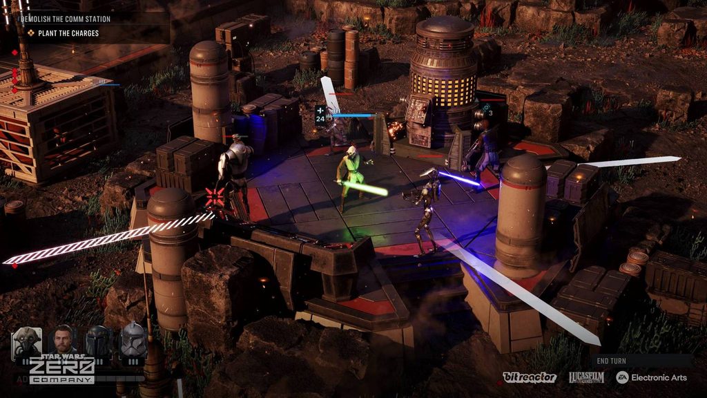 Star Wars Zero Company (PS5): Chiến thuật xuất sắc, kỹ thuật còn thô 5 SWZC PreOrder HD SS Tel Gameplay Logos