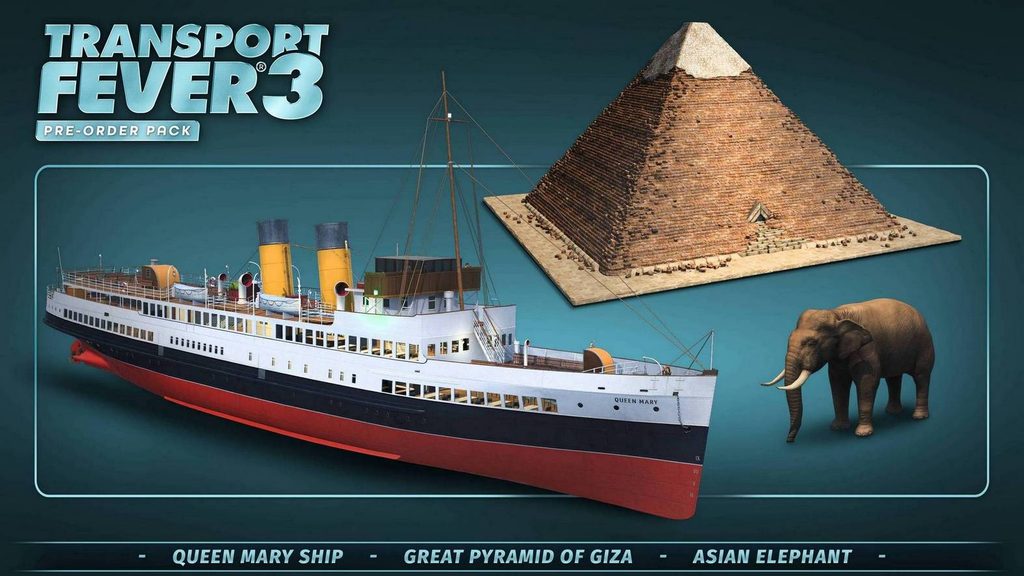 Transport Fever 3 Pre Order Pack Overview