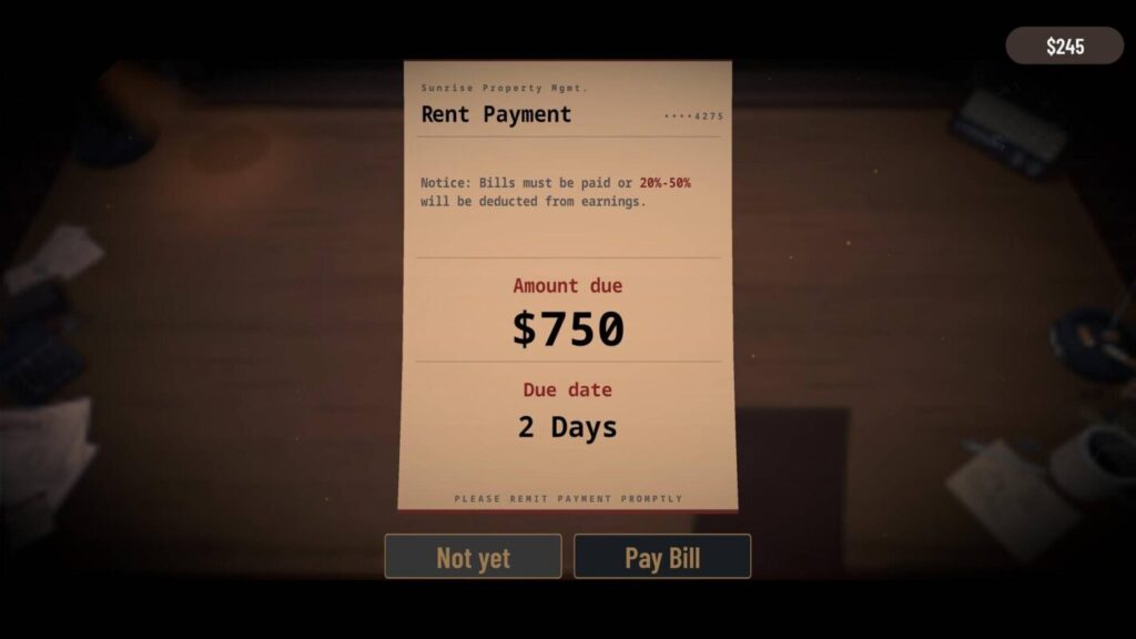 bills must be paid screenshot 02