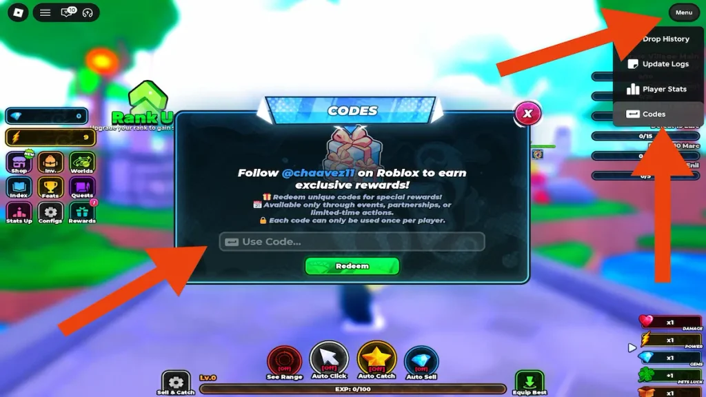 gamen.pro anime capture how to redeem codes