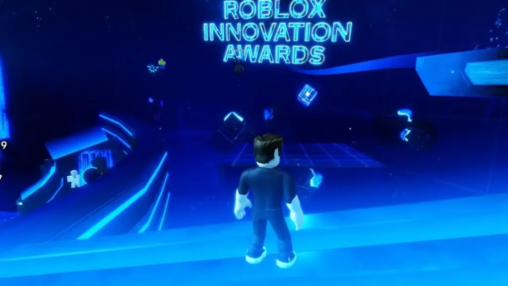 Hướng dẫn tìm vị trí 7 khối lập phương trong sự kiện Roblox Innovation Awards 2026 5 gamen.pro guide The Block Cube Location 1