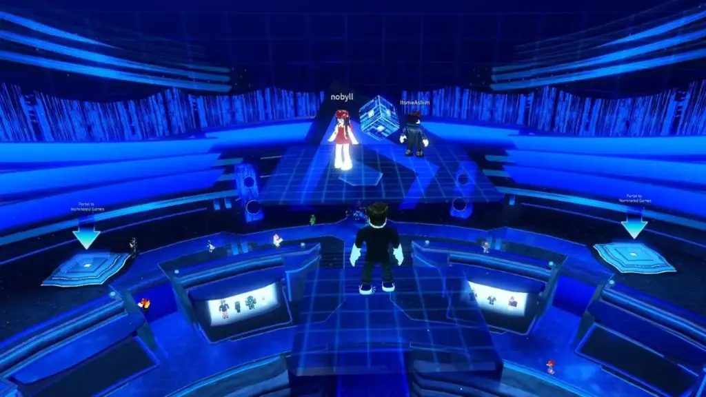 Hướng dẫn tìm vị trí 7 khối lập phương trong sự kiện Roblox Innovation Awards 2026 3 gamen.pro guide The Block Cube Location 3