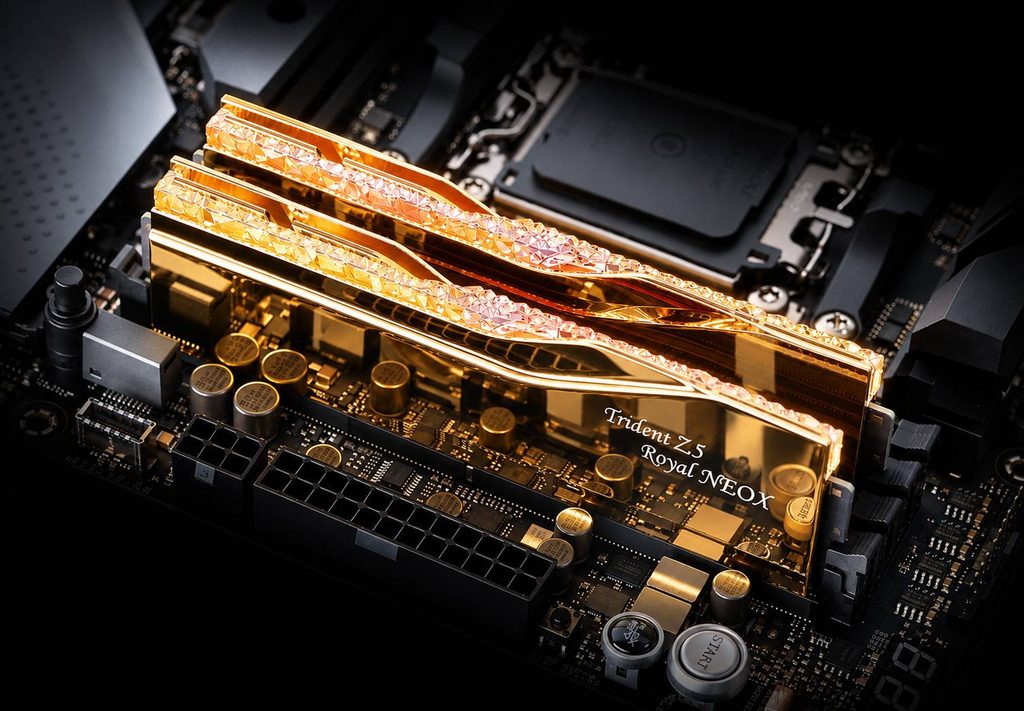 02 gskill trident z5 royal neox gold mb