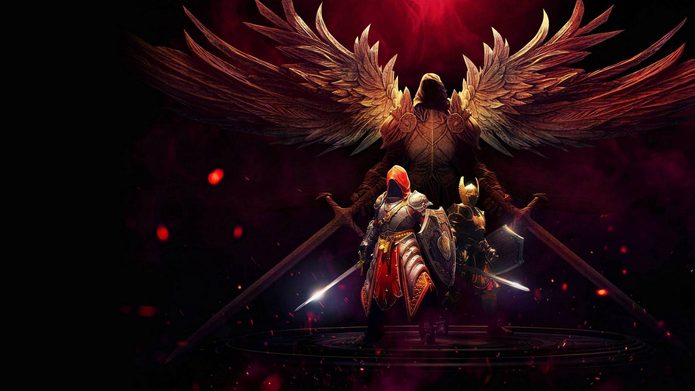 GAMEN.PRO Crimson Moon Key Art No Logo