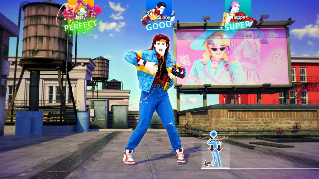 Ubisoft công bố Just Dance: Decades of Hits, ấn định phát hành vào tháng 10 8 Just Dance Decades of Hits Uptown Girl Billy Joel Screenshot