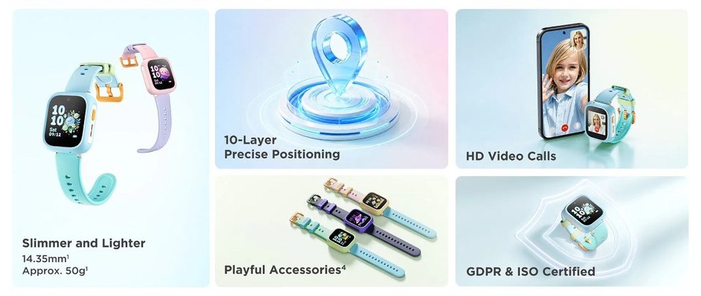 TCL ra mắt tablet NxtPaper và đồng hồ trẻ em tại IFA 2026 3 TCL Kids Watch K5