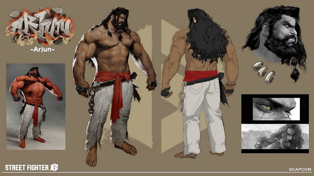 Street Fighter 6 tung nhân vật mới Arjun 2 gamen.pro Arjun Art 02