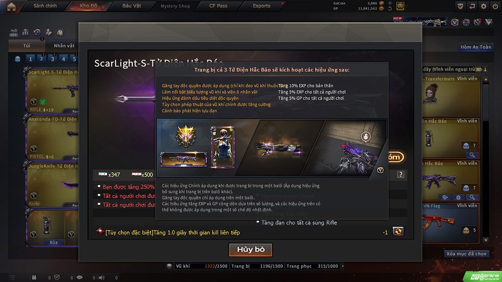 Game thủ sẽ càn lướt chiến địa với Kho Báu Hoàng Gia Sapphire: Tử Điện Hắc Báo của Crossfire 2 gamen.pro Crossfire 03092026 2