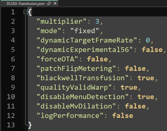 gamen.pro DLSS MFG Mod Config