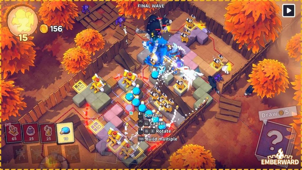 Emberward: Xếp block xây mê cung, đặt tháp phòng thủ và quên cả thời gian 6 gamen.pro Emberward ss4