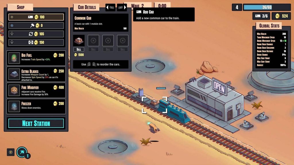 Endless Rails cho bảo vệ đoàn tàu bằng đội drone 5 gamen.pro Endless Rails ss1