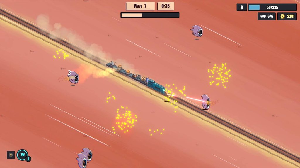Endless Rails cho bảo vệ đoàn tàu bằng đội drone 2 gamen.pro Endless Rails ss4