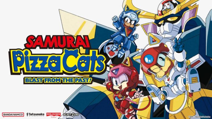 gamen.pro Samurai Pizza Cats Blast From The Past Key Visual A ENG Horizontal