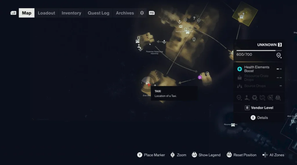 gamen.pro Unknown Taxis Location