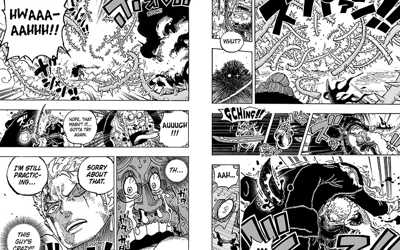 One Piece chap 1192: Luffy và Loki tạo thế công mới trước Imu 2 gamen.pro Zoro vs Sommers 3
