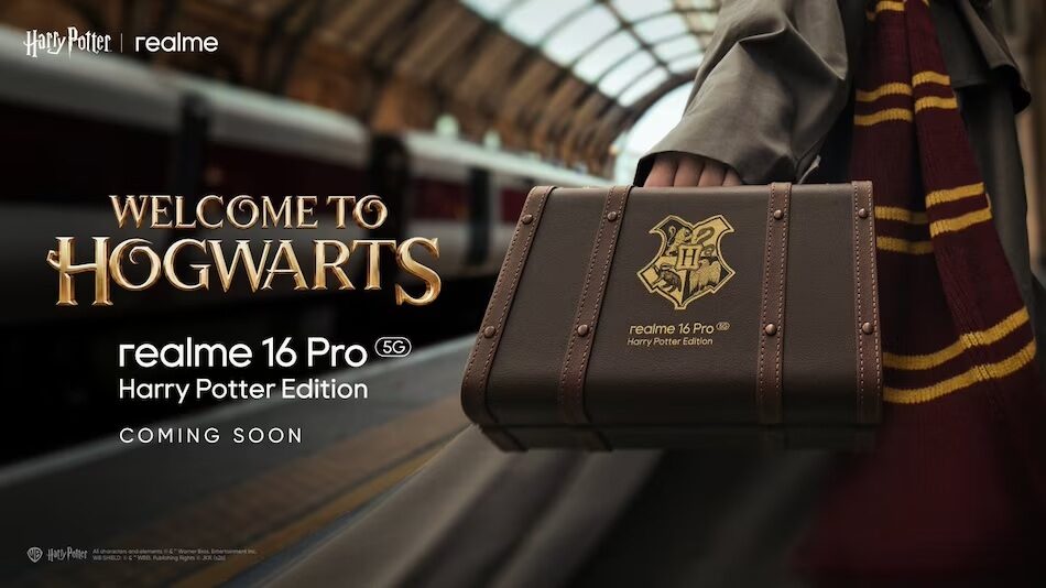 Realme 16 Pro có bản Harry Potter với mặt lưng đổi màu 2 gamen.pro realme 16 pro 5g harry potter edition