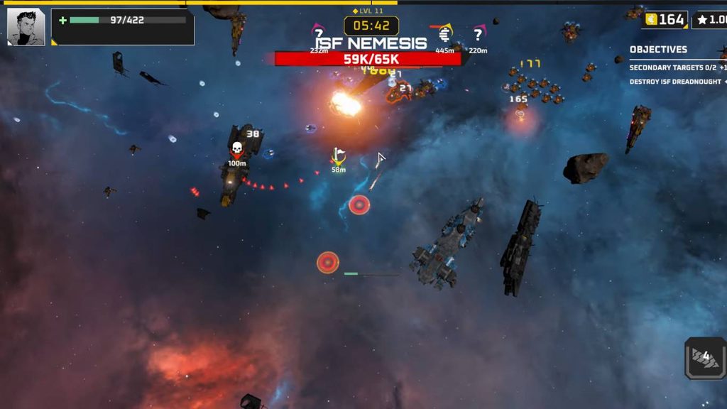 Sublight với bài toán góc bắn ở thể loại bullet heaven 5 gamen.pro sublight review 1
