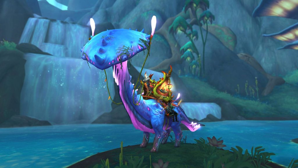 WoW chuẩn bị bán thú cưỡi 5 triệu gold, đủ tiện ích có thể lên 7 triệu 1 gamen.pro world of warcraft sporebearer fungal strider mount price